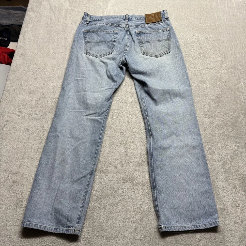 Vintage‎ Polo Jeans Co Ralph Lauren Womens 8x29 Weekender Light Wash Denim Jeans